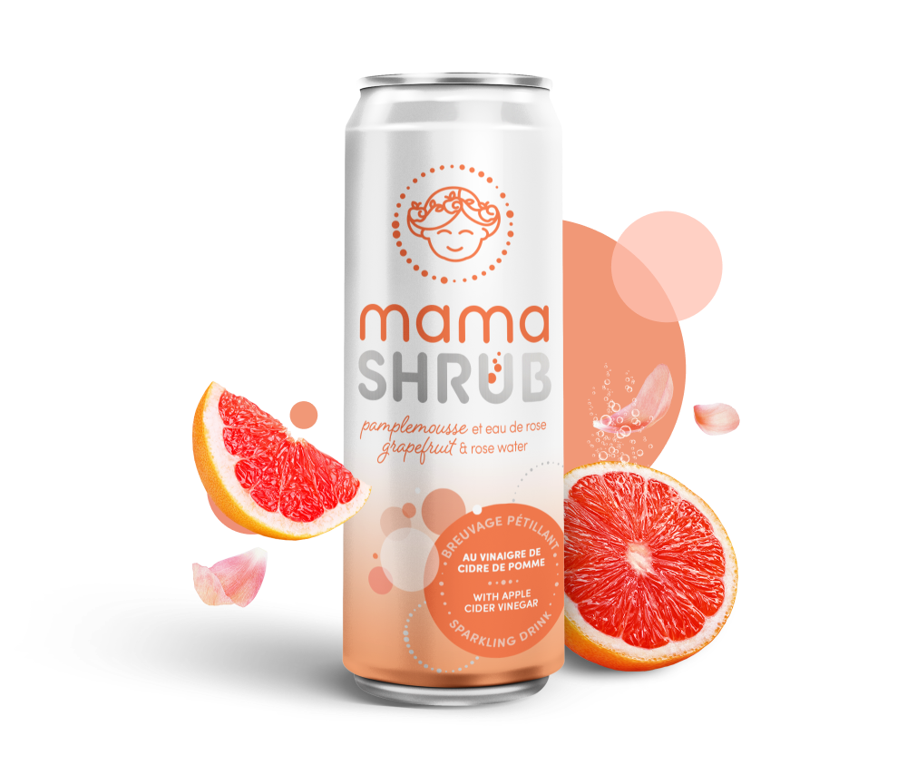 Grapefruit and rosewater - MamaShrub